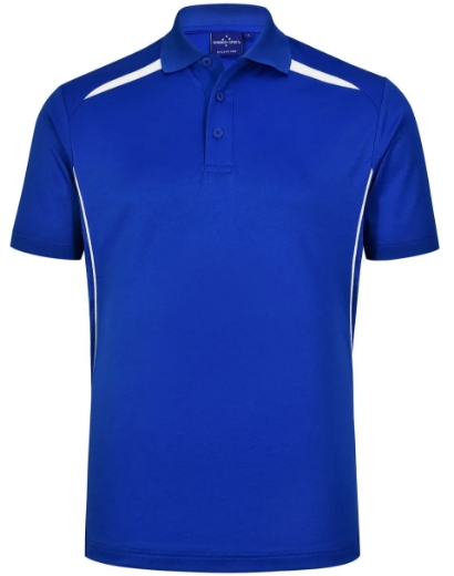 Picture of Winning Spirit, Mens Contrast SS Polo.